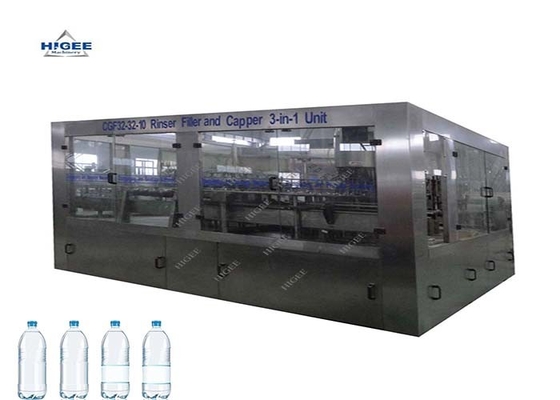 China Elektrische gefahrene automatische Wasser-Füllmaschine 3 in 1 1-jähriger Garantie CGF18-18-6 fournisseur