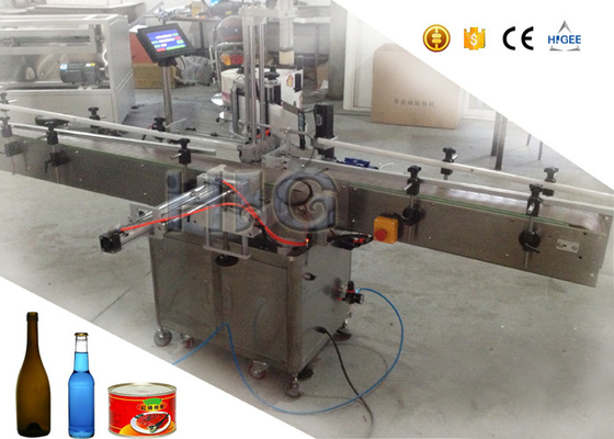 China Automatischer Flaschen-Aufkleber-Etikettiermaschine örtlich festgelegte Positions-Funktion Iso-Norm fournisseur