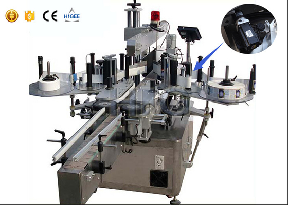 China Doppelter Seitenaufkleber-Etikettiermaschine, runde/Quadrat-Flaschen-Etikettiermaschine  fournisseur