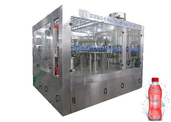 China Gekohlte Getränk-Hochgeschwindigkeitsfüllmaschine, Sodawasser-Maschine für Haustier-Flasche fournisseur