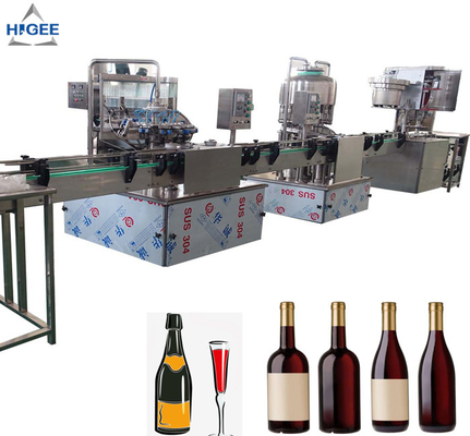China Flaschen-Füllmaschine 12 waschende Haupt-CER Zustimmung Alcohoclic automatische flüssige fournisseur