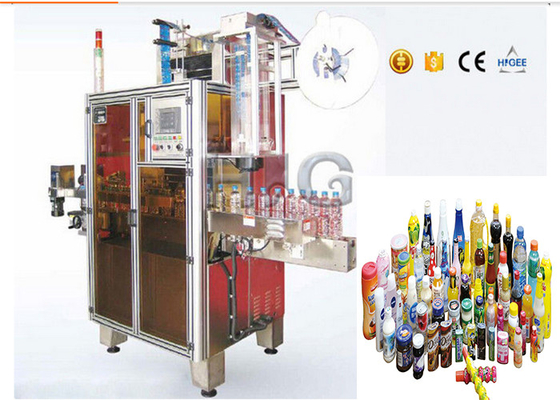 China 250 Flasche-/Minuteedelstahl-Psychiaters-Ärmel-Etikettiermaschine für verschiedene Flaschen fournisseur