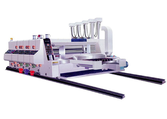 China Gewölbte HochgeschwindigkeitsPappschachtel, die Maschine gestempelschnittenes Druckerzubehör herstellt fournisseur
