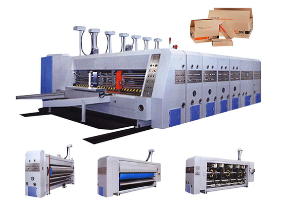 China Automatischer gewölbter Karton-Kasten, der Maschine/Flexo-Druckmaschine herstellt fournisseur
