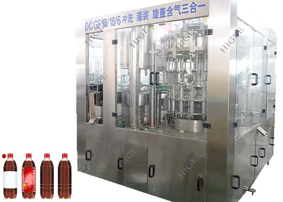 China 3 in 1 gekohltem Dosen-Füllmaschine PLC-Kontrollsystem des alkoholfreien Getränkes Getränke fournisseur