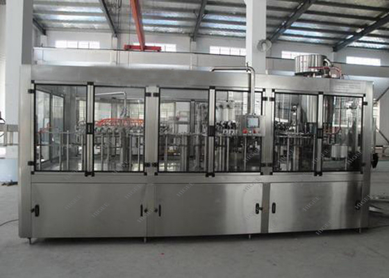 China 4 in 1 Füllmaschine des Orangensaft-Getränkeautomatischer alkoholfreien Getränkes RCGGF18-12-16-5 fournisseur