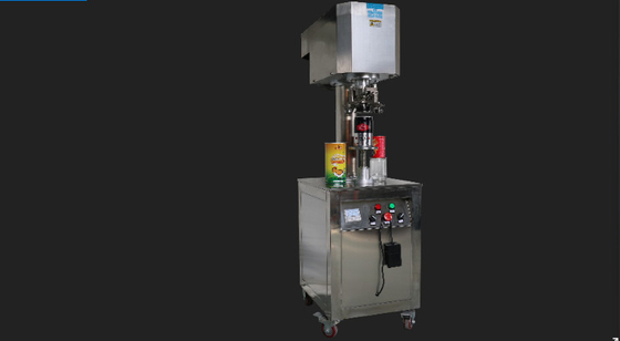 China Milchpulver-Blechdose-Dichtungs-Maschinen-hohe Härte mit Geschwindigkeit 20 - 50bph/Minute fournisseur