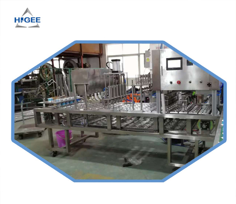 China Flaschen-Füllmaschine des Edelstahl-5Kw automatische für Jogurt-Füllung fournisseur