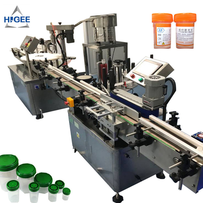 China Pharmazeutische flüssige automatische Flaschen-Füllmaschine mit Polypropylen-Kappen fournisseur